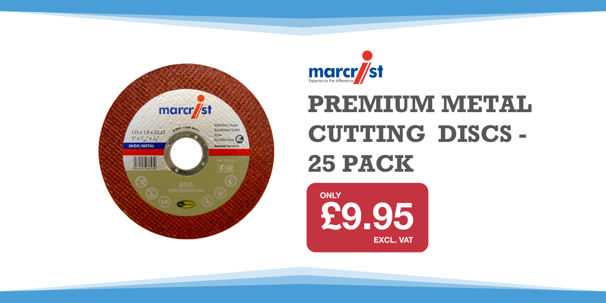 MARCRIST PREMIUM 115MM METAL CUTTING-DISCS PK25