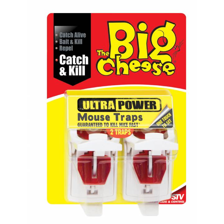 ULTRA POWER MOUSE TRAPS-TWIN PACK