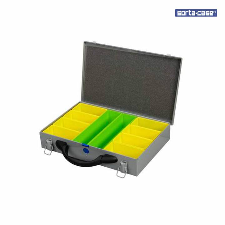 Compartment System Case Metal Storage Screw Organiser Tool Box
