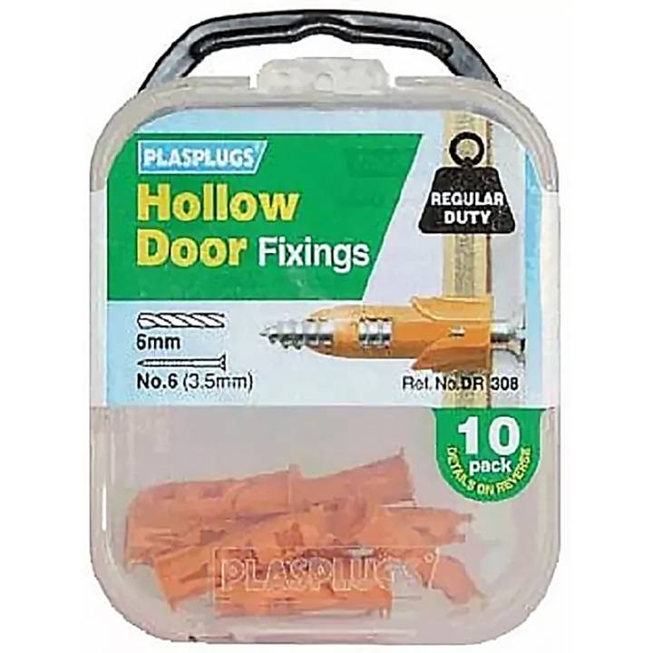 HOLLOW DOOR FIXING (10 PACK)