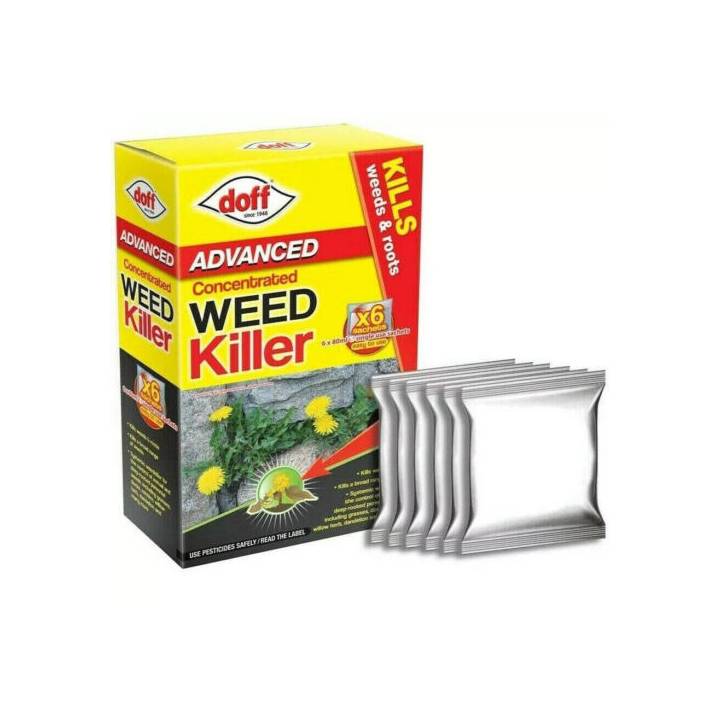 KNOCK DOWN WEEDKILLER BOXED 6 SACHETS